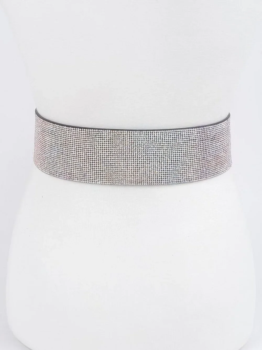 Multi Metal Rhinestone Belt